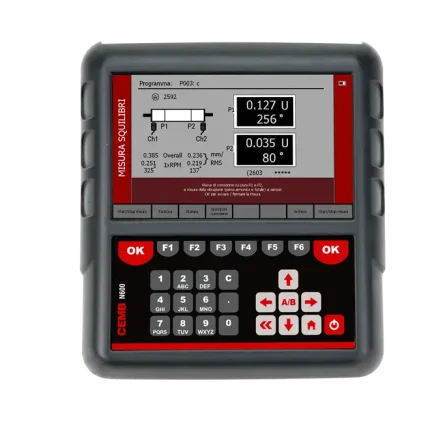 N600 Portatif Vibrasyon Ölçüm ve Çift Kanallı Dinamik Balans Cihazı